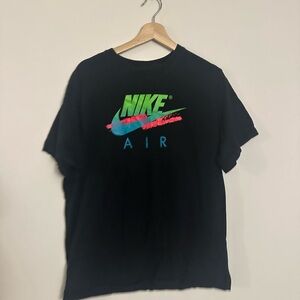 Nike Black Tee with retro logo